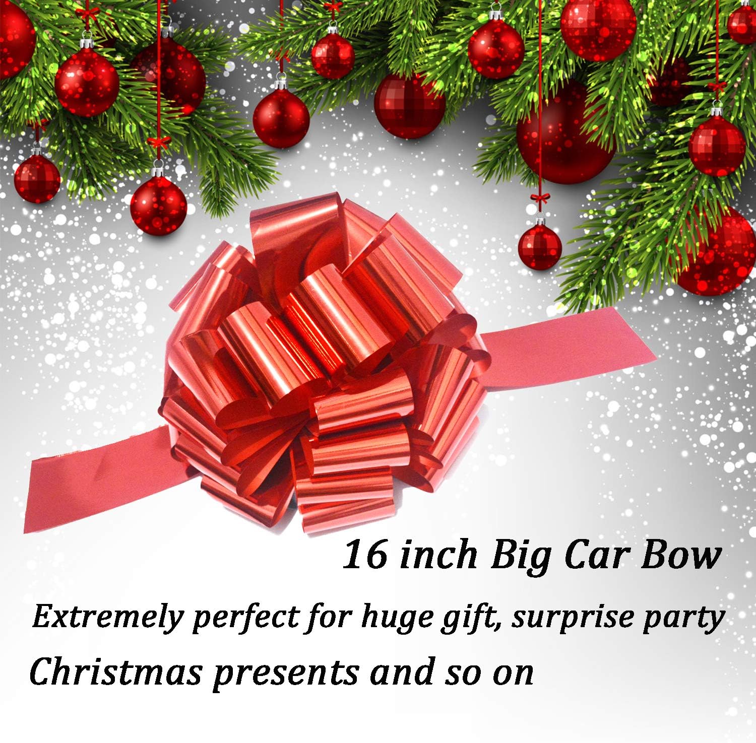 Big Car Bow Giant Extra Large Bow for Cars, Birthday Presents, Christmas Presents, Large Gift Decoration: Arts, Crafts & Sewing