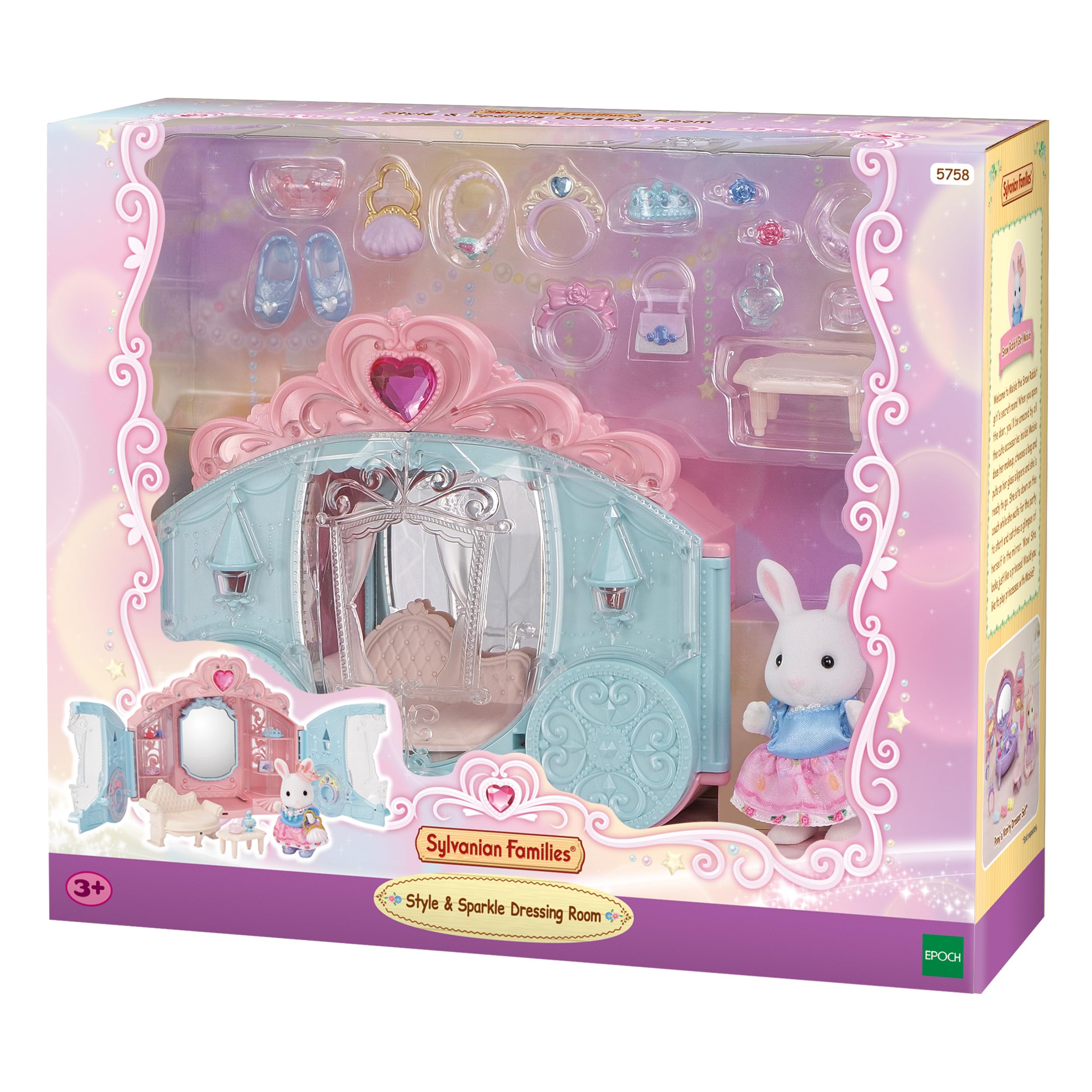 Sylvanian Families - 5758 Style & Sparkle Dressing Room - Dollhouse Playsets