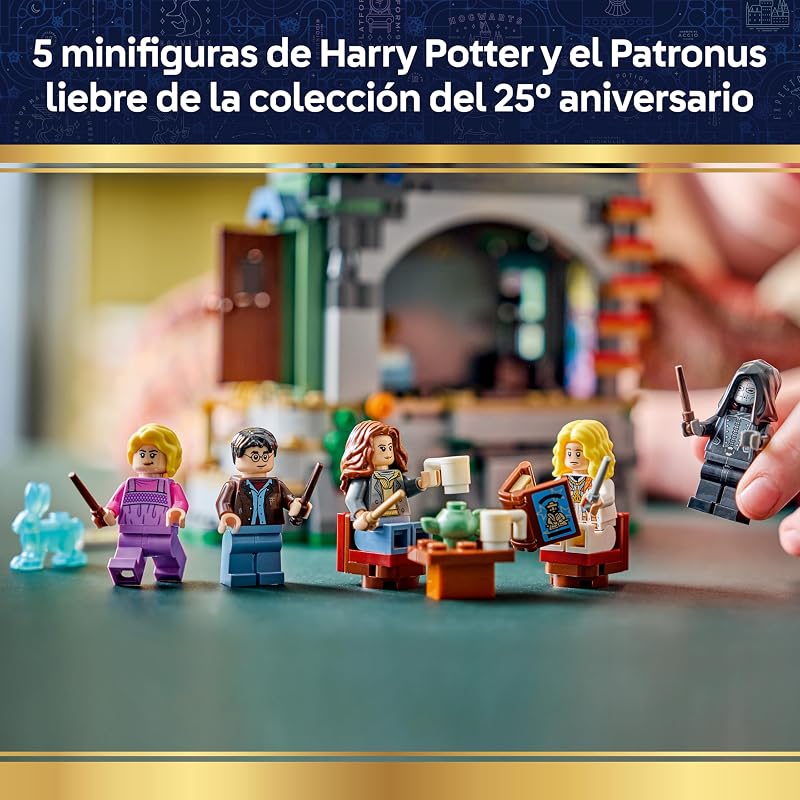 Harry Potter Casa de Luna Lovegood de Juguete - Kit de Maquetas con Ladrillo con Luz y 5 Minifiguras Inc. Hermione - Decoración del Dormitorio - Regalo para Niñas, Niños y Fans de 10+ Años 76467 — foto 6 de 8