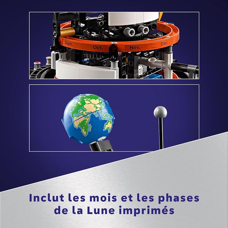 Technic La planète Terre et la Lune en orbite 42179