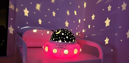 linsay kids smart led night light projector lamp