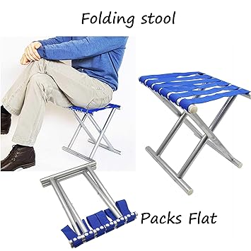 J Go Outdoor Portable Folding Chair Camping Hiking Fishing Picnic Stool Chair Seat