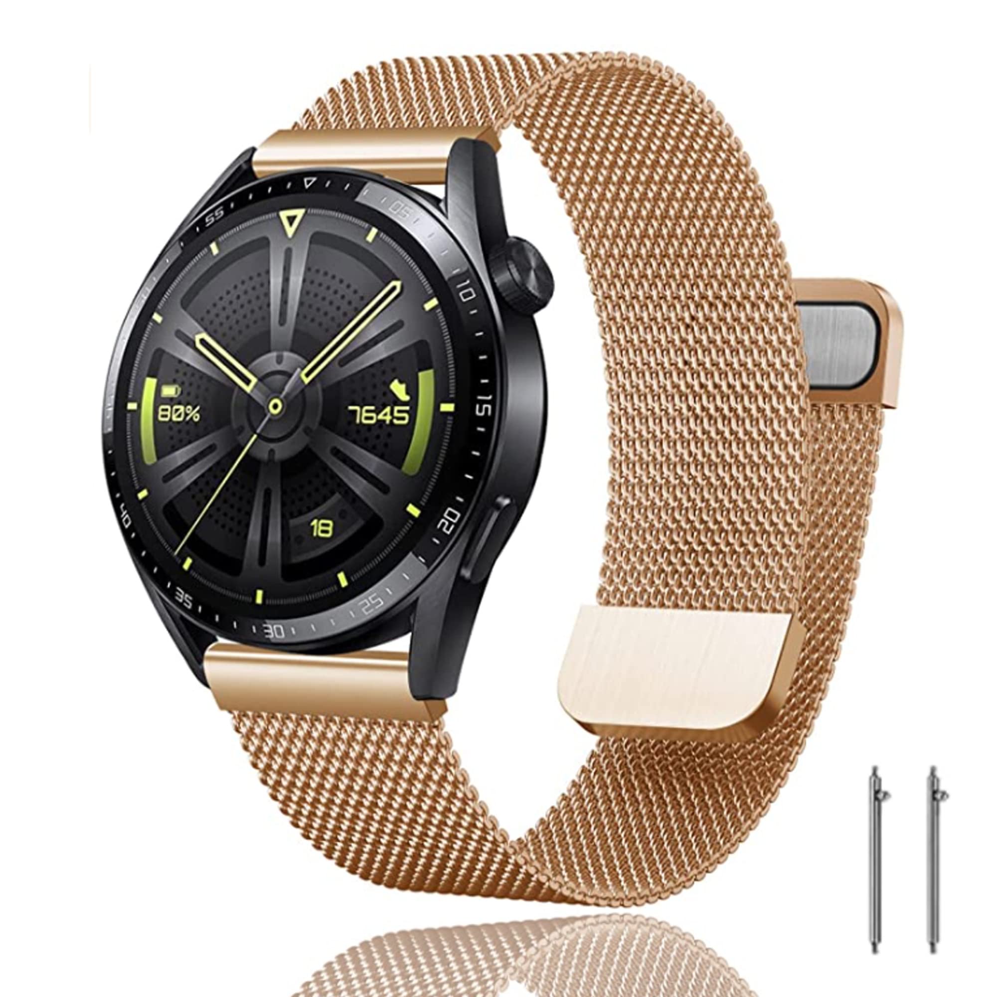 Bands for Huawei Watch GT3/GT2/GT 2 Classic/GT 2 Pro 46mm Magnetic Wristband for Huawei Watch GT Active/Watch 2 Classic/Galaxy Watch 3 45mm/Galaxy Watch 46mm/Gear S3/Gear 2/Honor Watch Magic 46mm