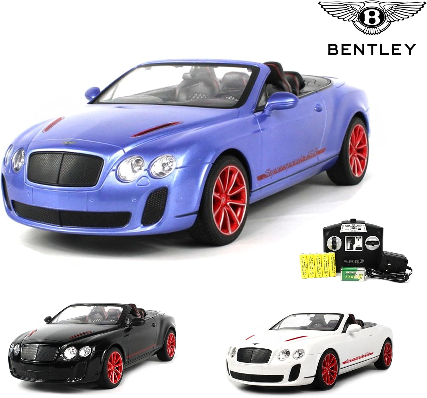 Bentley Remote Control Car Working Lights Rechargeable Bentley