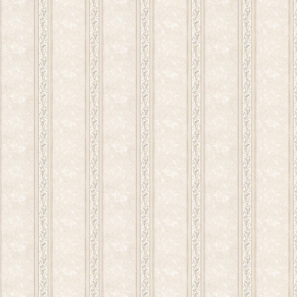 MyTinyWorld Pack of 5 Dolls House Ornate Pale Beige And Grey Striped Wallpaper Sheets