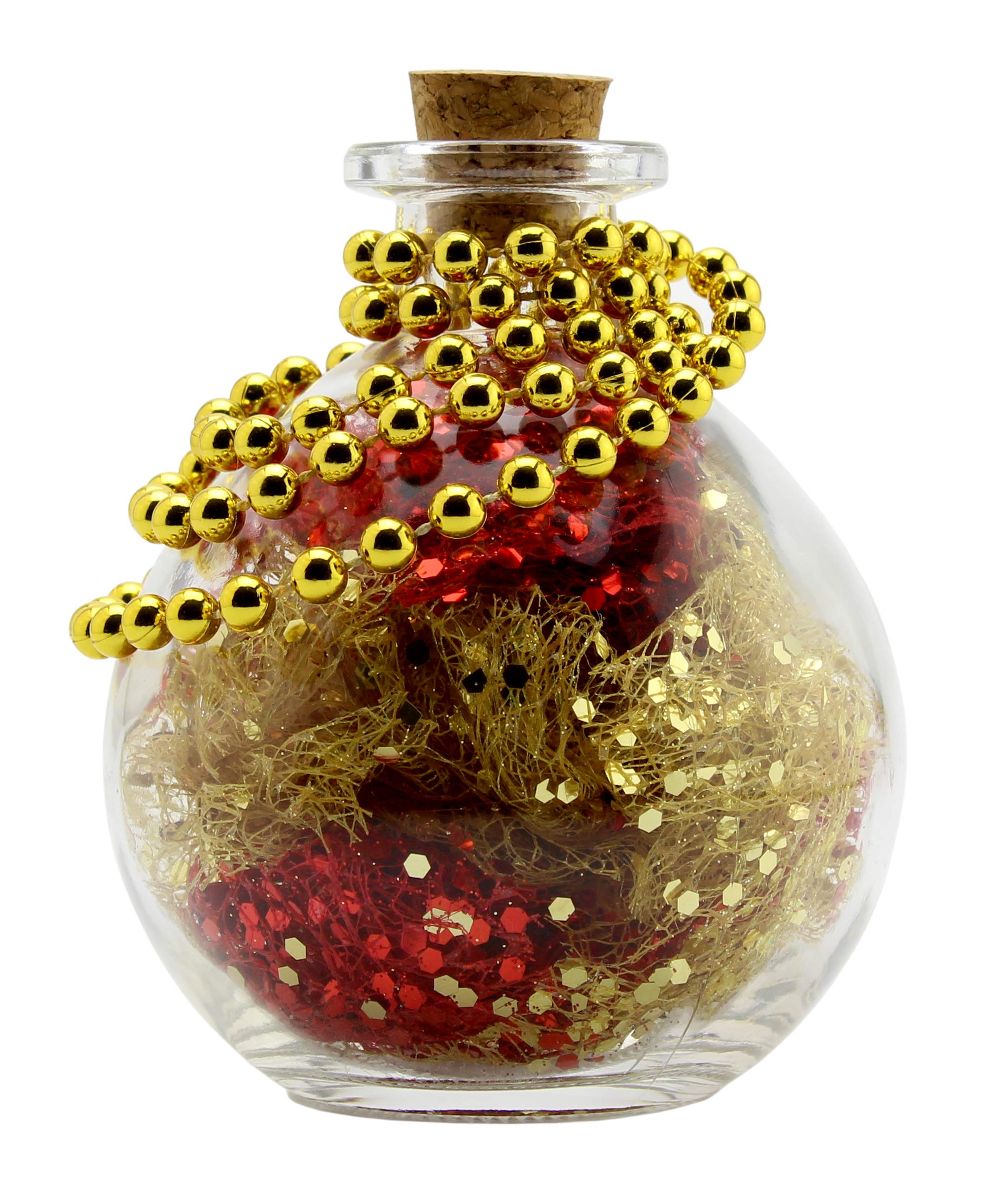 Cornucopia Round Glass Spherical Bottles, "Potion Bottles" With Corks