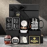 Gifts for Men,Self Care Gifts for Men, 7 Pcs Unique Gifts for Him Dad Boyfriend Husband Brother Friends, Perfect for Birthday Bath Set Spa Kit Bath and Body Self Care Grooming Relaxation Stress Relief