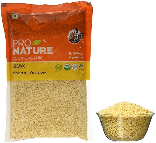 Pro Nature Organic Moong Yellow, 500g