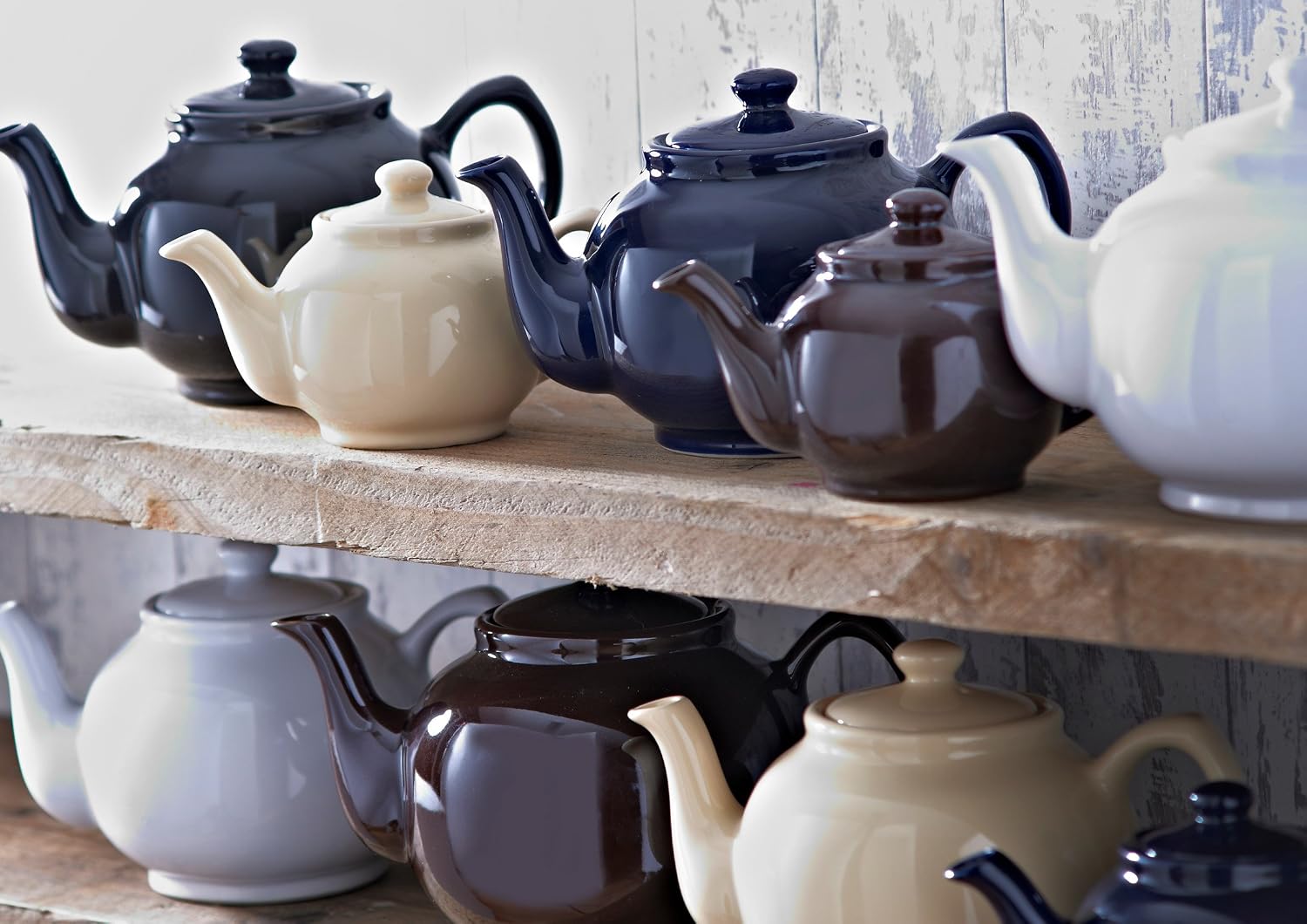 Price & Kensington Matt Navy Blue 6cup Teapot, 6 Cups - Image 3