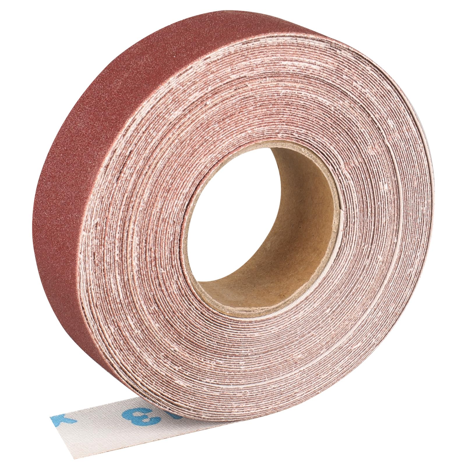 Shineboc sandpaper roll 2.5cmx10m 180 grit aluminum oxide sandpaper, suitable for sanding, wood, furniture finishing, stainless steel and automotive body processing