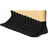 Hanes mens Socks, X-temp Cushioned Ankle Socks, 12-pack