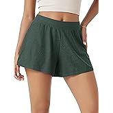 ODODOS Women's Lounge Shorts Ultra Soft odSTRATUM Tech 3" Inseam Comfy Sleep Bottoms Moisture Wicking UPF 50+ Casual Shorts
