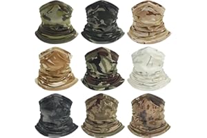 LILLBJORNEN Neck Gaiters for Men Women Cooling Face Cover Sun Protection Face Mask Summer Bandana Balaclava
