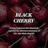 Yankee Candle Black Cherry Large Jar Scented Candle 150 Hours Burn Time view 2