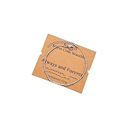 JoycuFF Inspirational Gifts for Women Morse Code