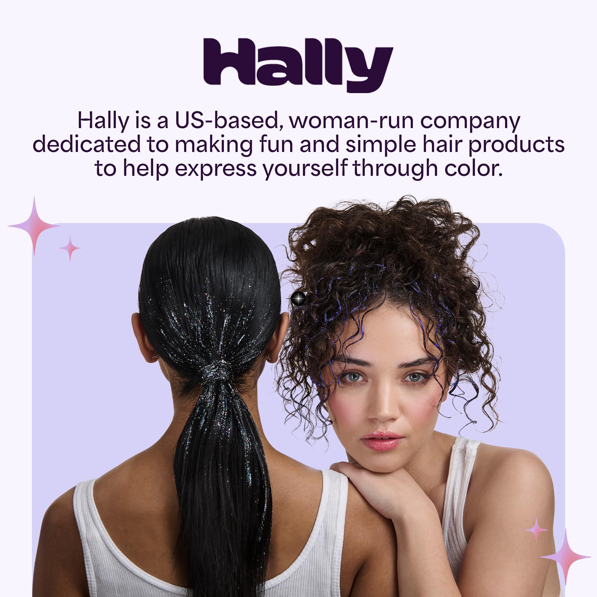 Hally Hair Temporary Hair Color, Shade Stix (Pink) - Halloween Hair Makeup Accessories for Kids, Teens & Adults - 12 ml Washable Hair Chalk & Dye for Festivals, Sporting Events & Parties
