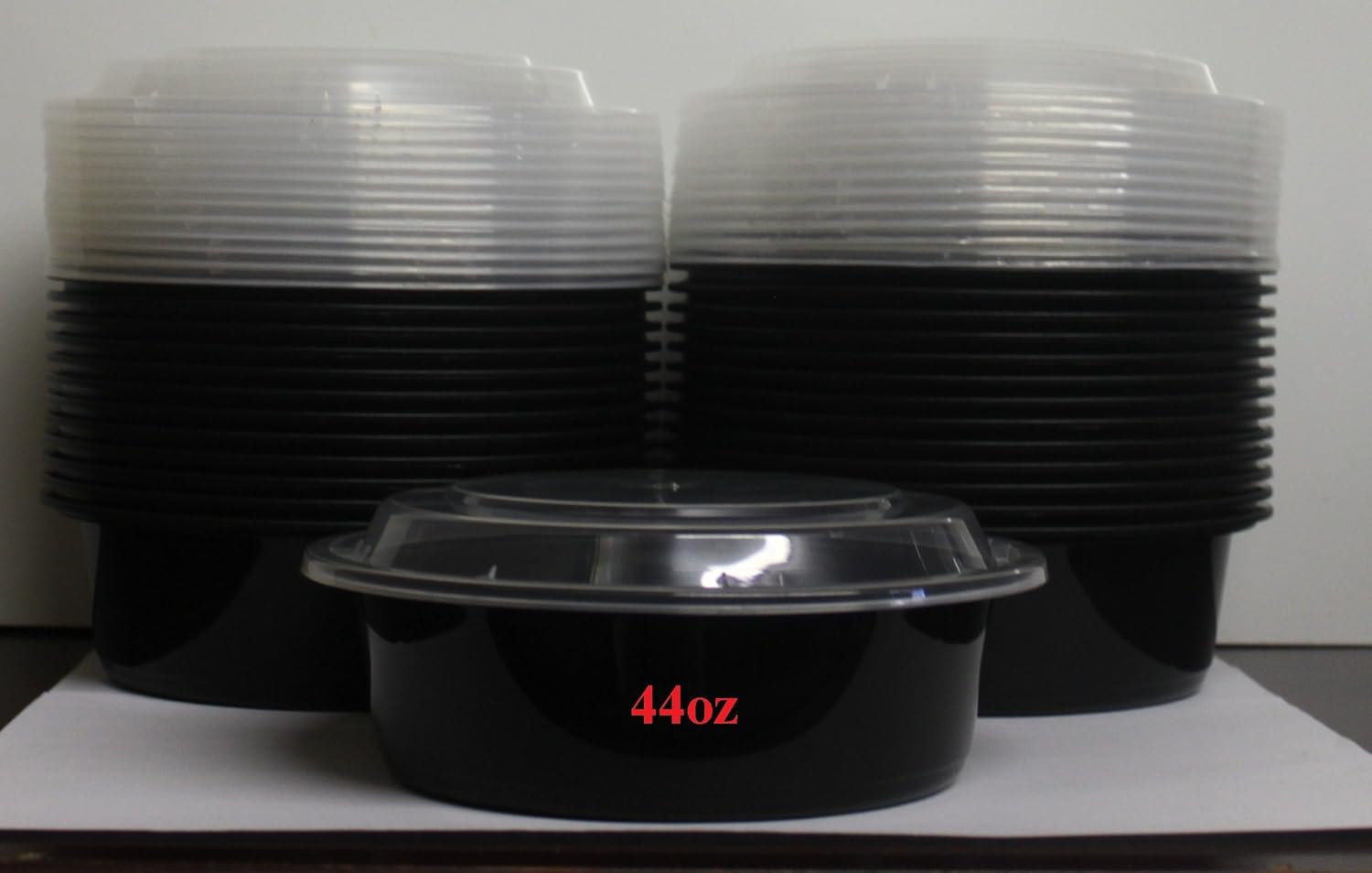 Case of 500 BLACK 2 ounce Jello Shot Cups & Lids