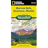 Maroon Bells, Redstone, Marble Map (National Geographic Trails Illustrated Map, 128)