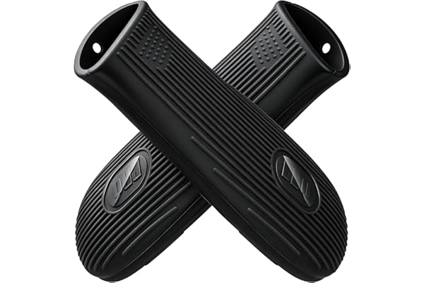 Cbiumpro 2-Pack Cast Iron Handle Cover, Silicone Heat Resistant Hot Cast Iron Skillet Pan Handle Covers Holder Sleeve