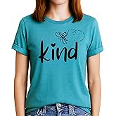 Classy Mood Be Kind & Good Human Shirt for Women - Inspirational Quote Tee Kindness Graphic T-Shirt