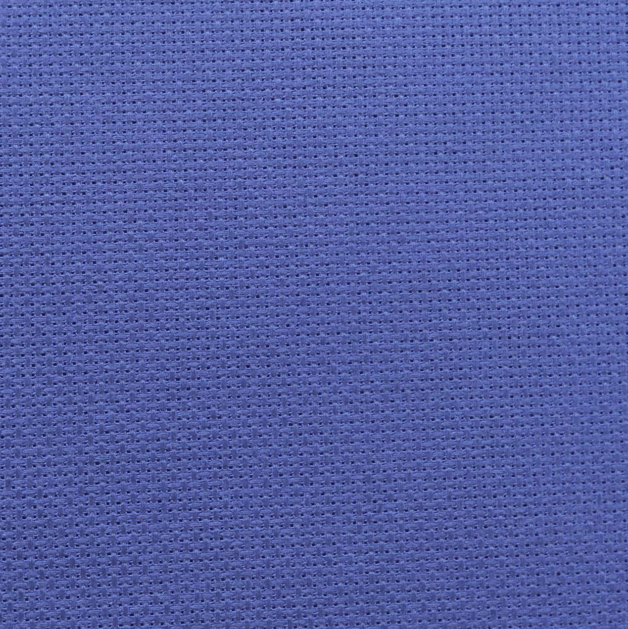 KCS 19" x 28" 14CT Counted Cotton Aida Cloth Cross Stitch Fabric (Royal Blue)