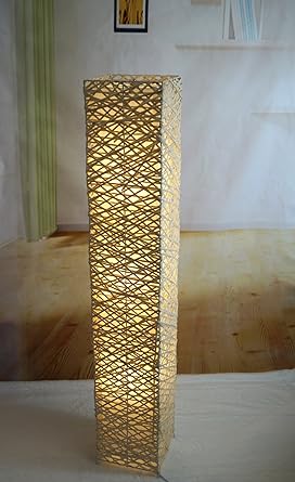 gold bamboo floor lamp