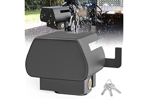 NenNicht Trailer Hitch Lock, Heavy-Duty Anti-Theft Trailer Coupler Lock, for 2" and 2-5/16" Couplers, Ultra-Thick Steel with Pry-Resistant and Rust-Resistant Brass Lock Core Protection Trailer Safety