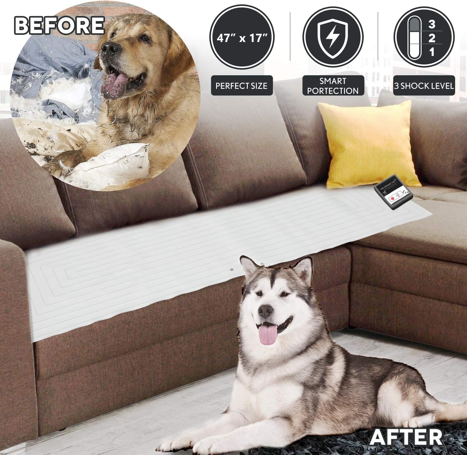 Best dog furniture training mat