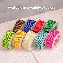HARFINGTON 2pcs Nylon Thread Twine Beading Cord 4mm