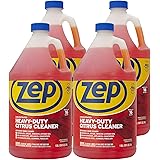 Zep Heavy-Duty Citrus Cleaner and Degreaser 128 Ounce ZUCIT128CA (Case of 4) Concentrated Pro Formula