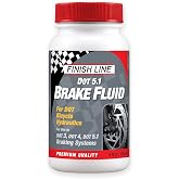 Finish Line DOT 5.1 Bicycle Brake Fluid High Performance 4 fl oz | Engineered For Hydraulic Braking Systems - Delivers Optimal Brake Lever &amp; Pad Retraction