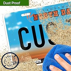 Custom North Dakota License Plate, Personalized