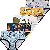 Czofnjesi Boys Fashion Soft 100% Cotton Tagless Brief 5 Pack Breathable Underwear for Little Kid Boys