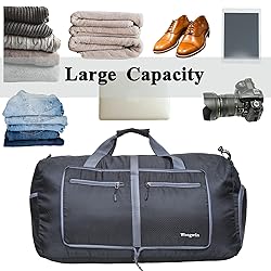 Woogwin Travel Duffel Bag Large Foldable Waterproof