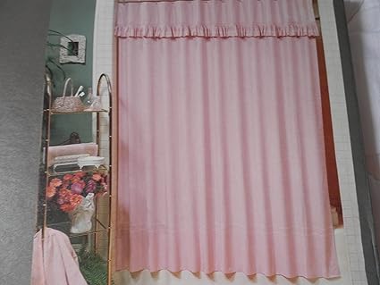 Amazon Com Jcpenney Pink Vinyl Shower Curtain 70 X 72 Vinyl