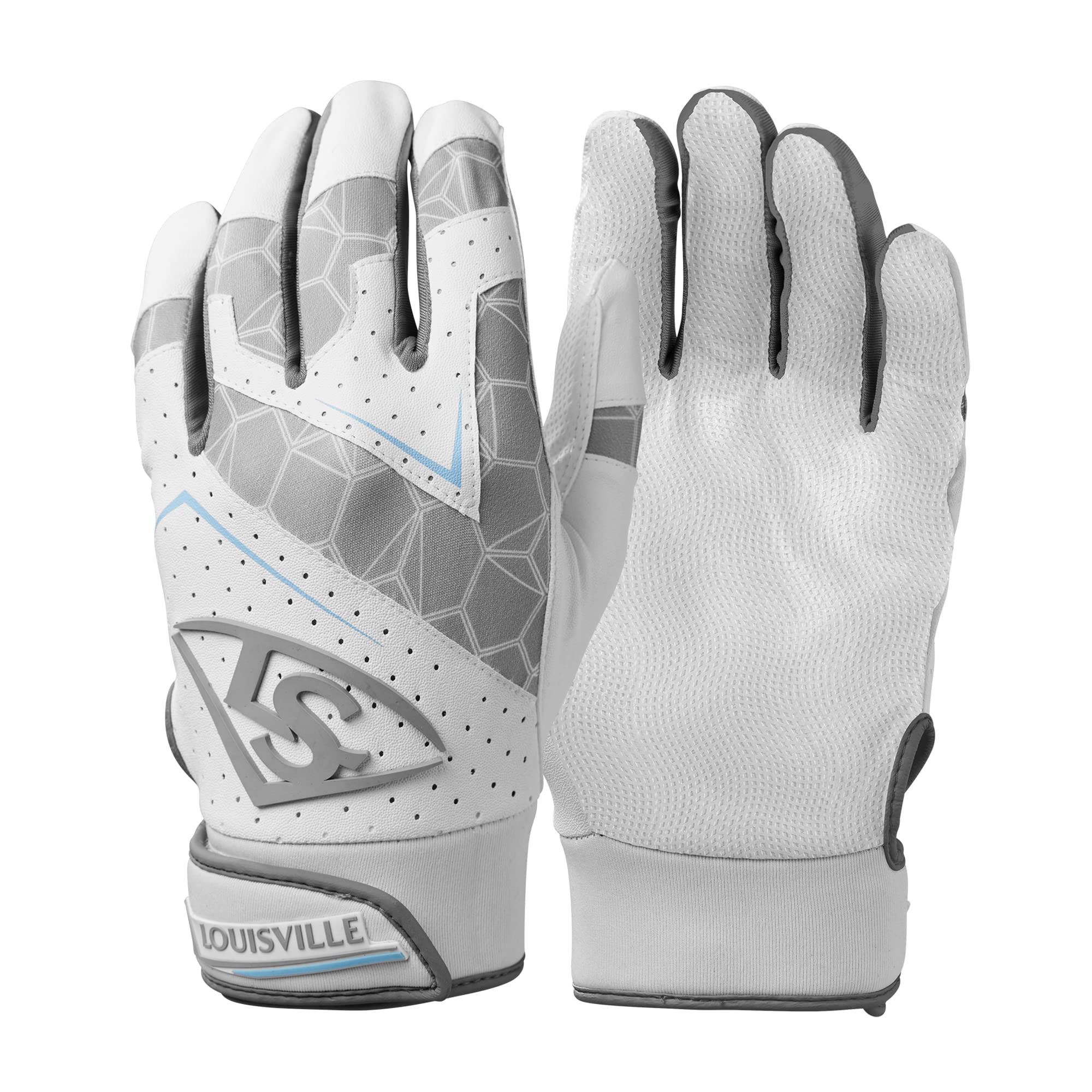 Louisville Slugger Genuine 2.0 Batting Gloves - Adult Baseball & Softball Gloves With Enhanced Grip