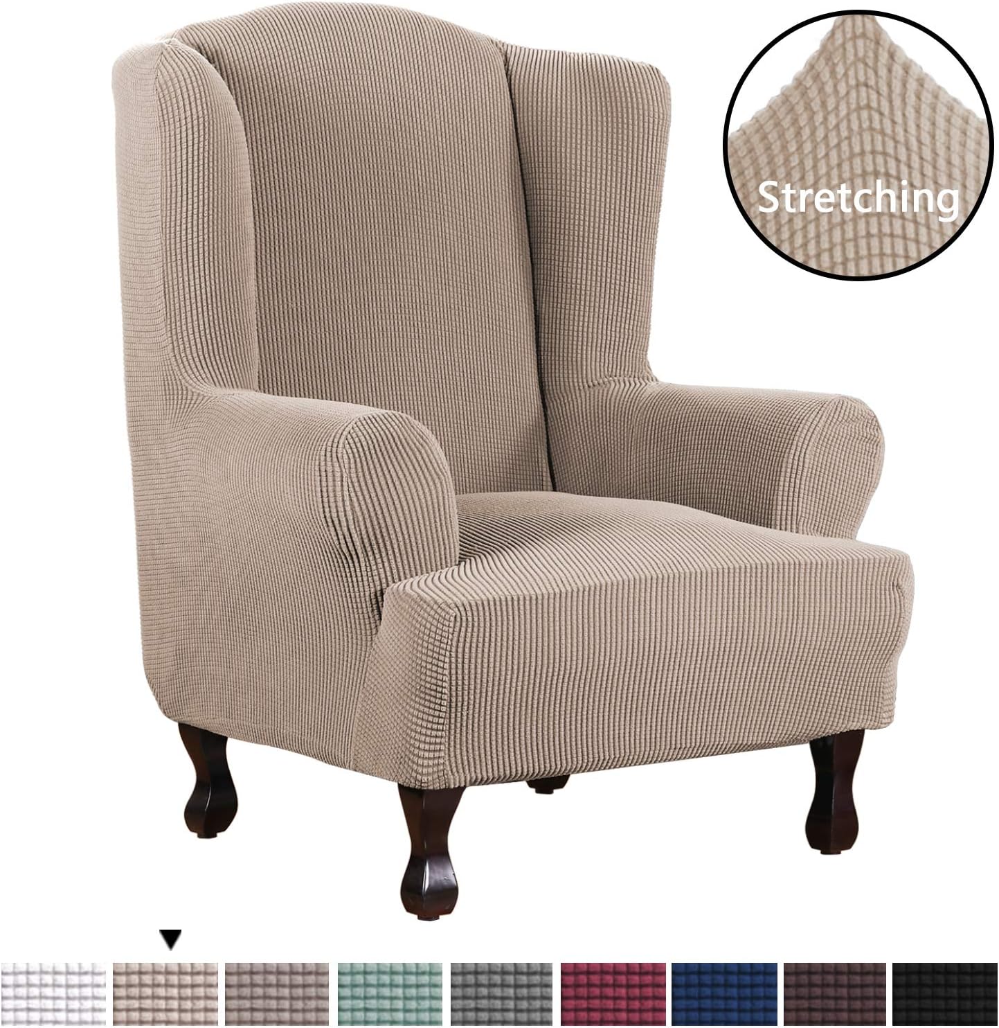 Best Sure Fit Wingback Chair Covers