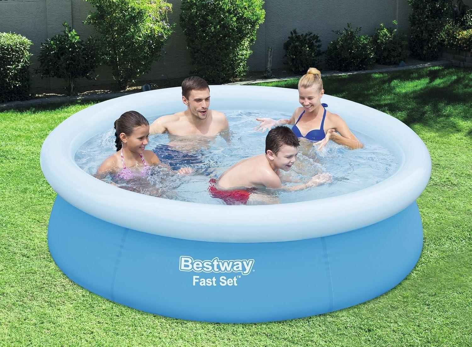 Bestway Piscine Gonflable Ronde Fast Set Bw57273 Jeux Deau Et De