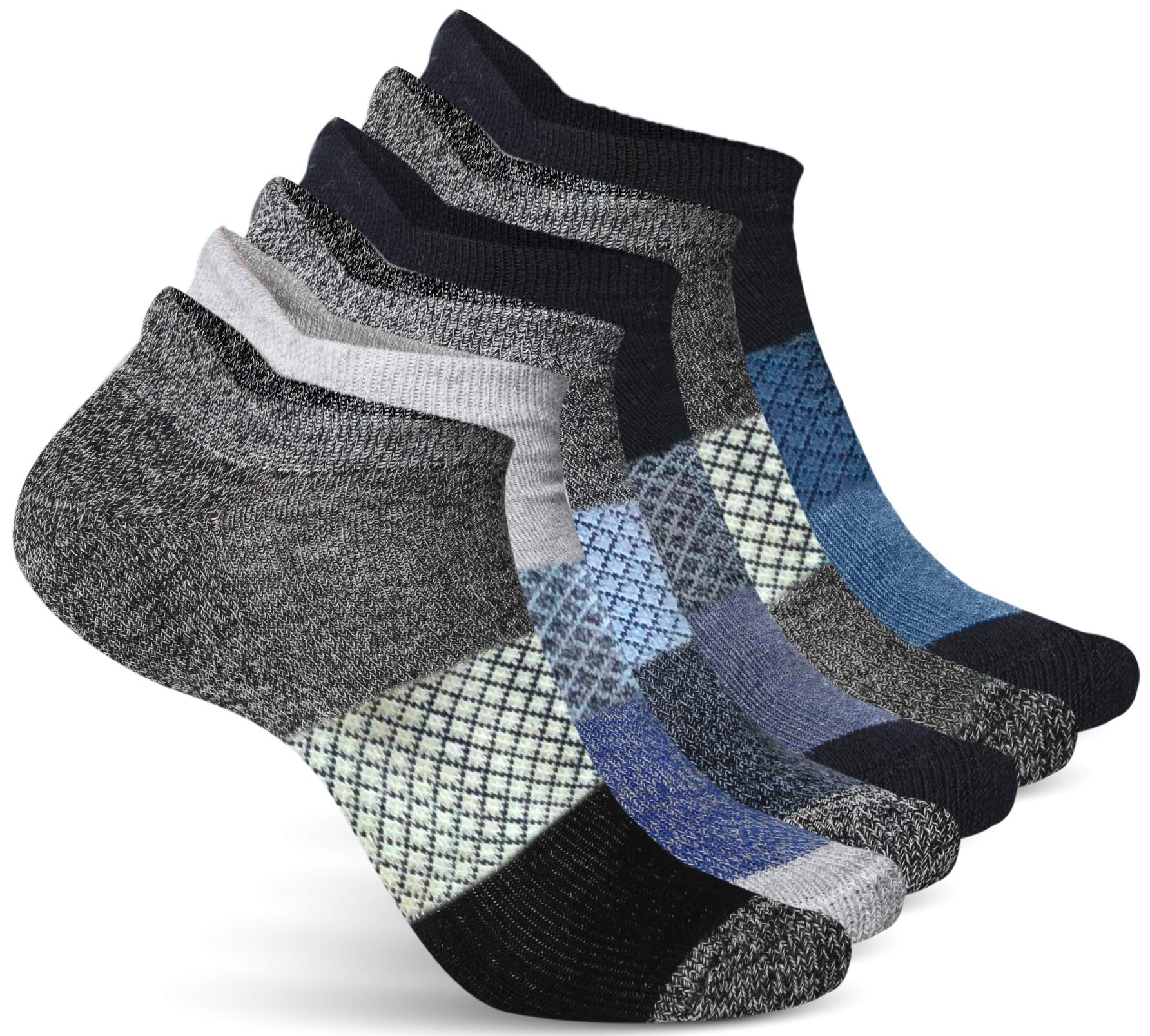 Womens Athletic Socks - 6 Pairs Low Cut Socks Women | Cute Ankle socks for Women | Running Socks Womens
