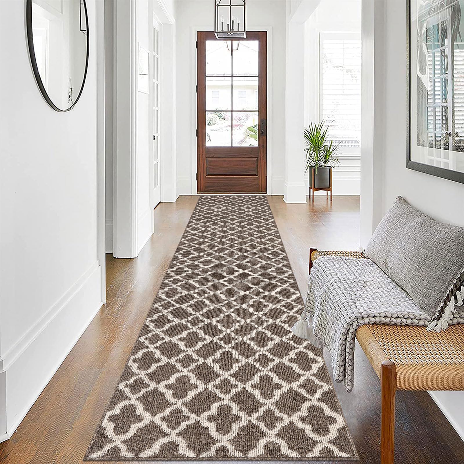 Long Horizontal Rug U'Artlines Extra Long Runner Rug for Hallway 2'8