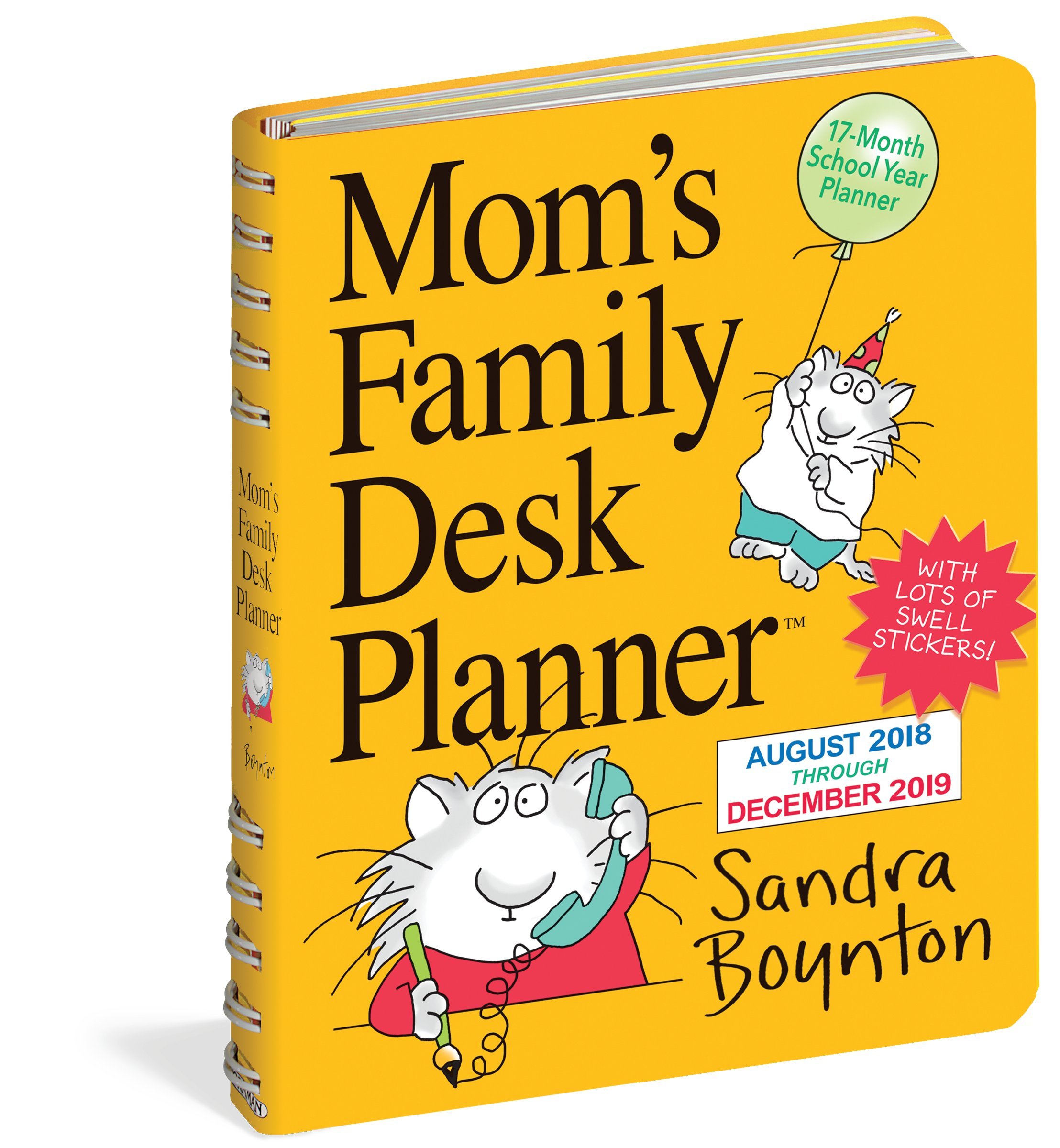[- 2019 Moms Family Desk Calendar Wall Calendar -]