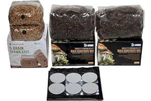 MYCO LABS Complete Refill Kit for Large 66Q Monotub - Includes Grain Spawn & Bulk Substrate