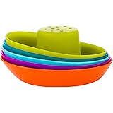 Boon Stacking Boats Bathing Toys (Pack of 5), Multicolor