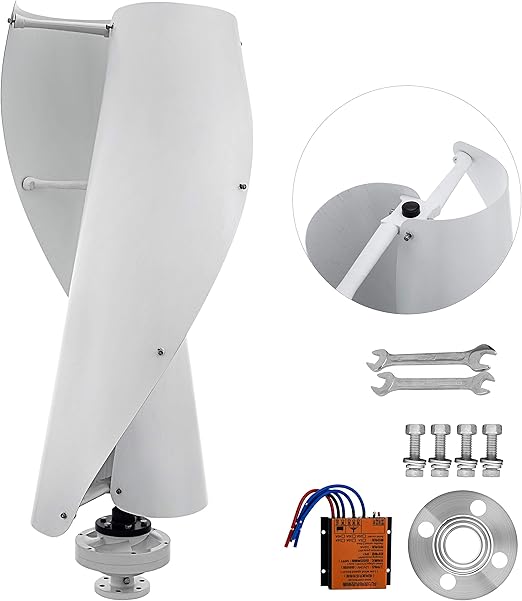 Succebuy Windrad 400 W 12 V Turbine Vertikal Windgenerator Fur
