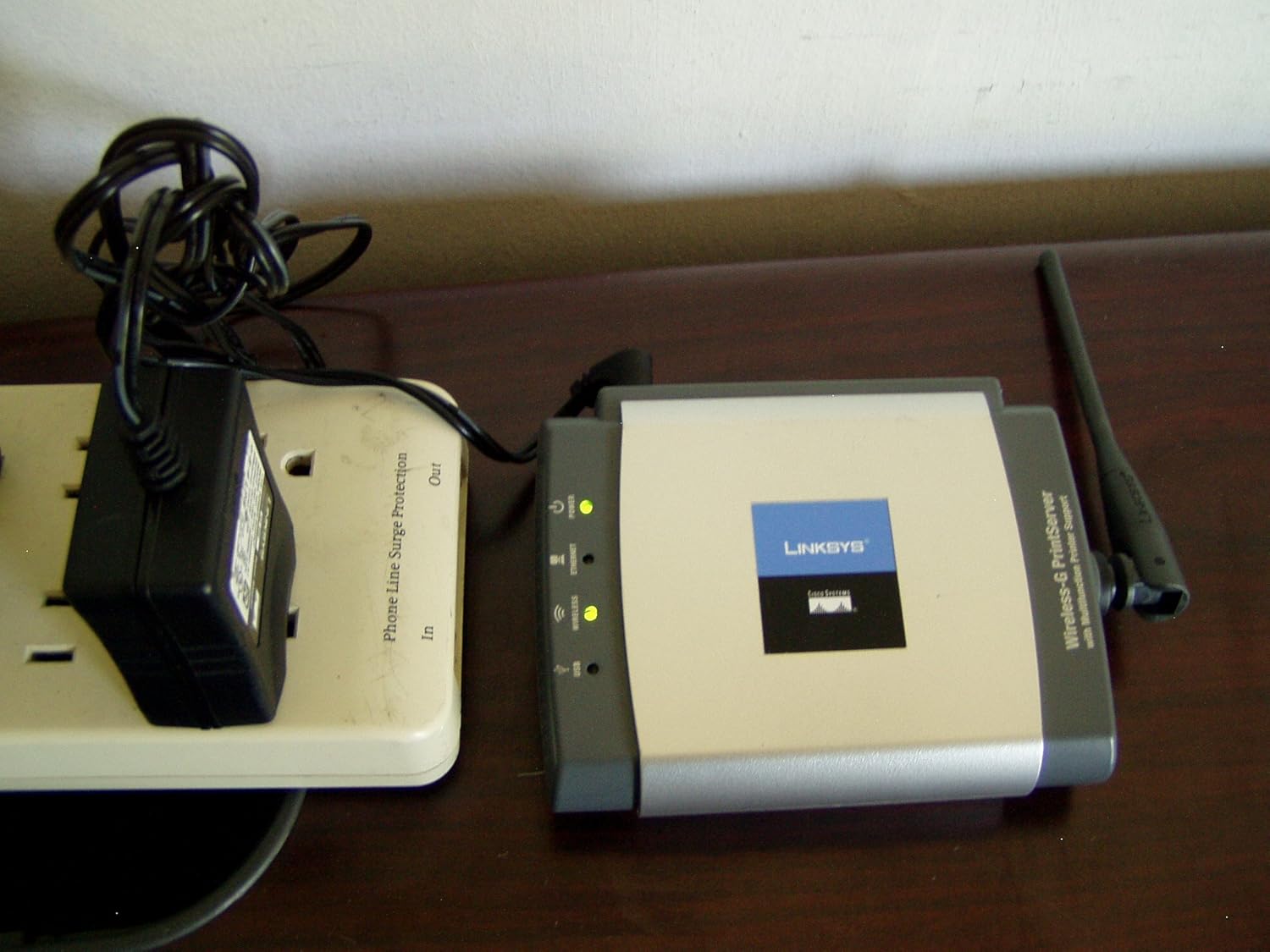 linksys wireless print server