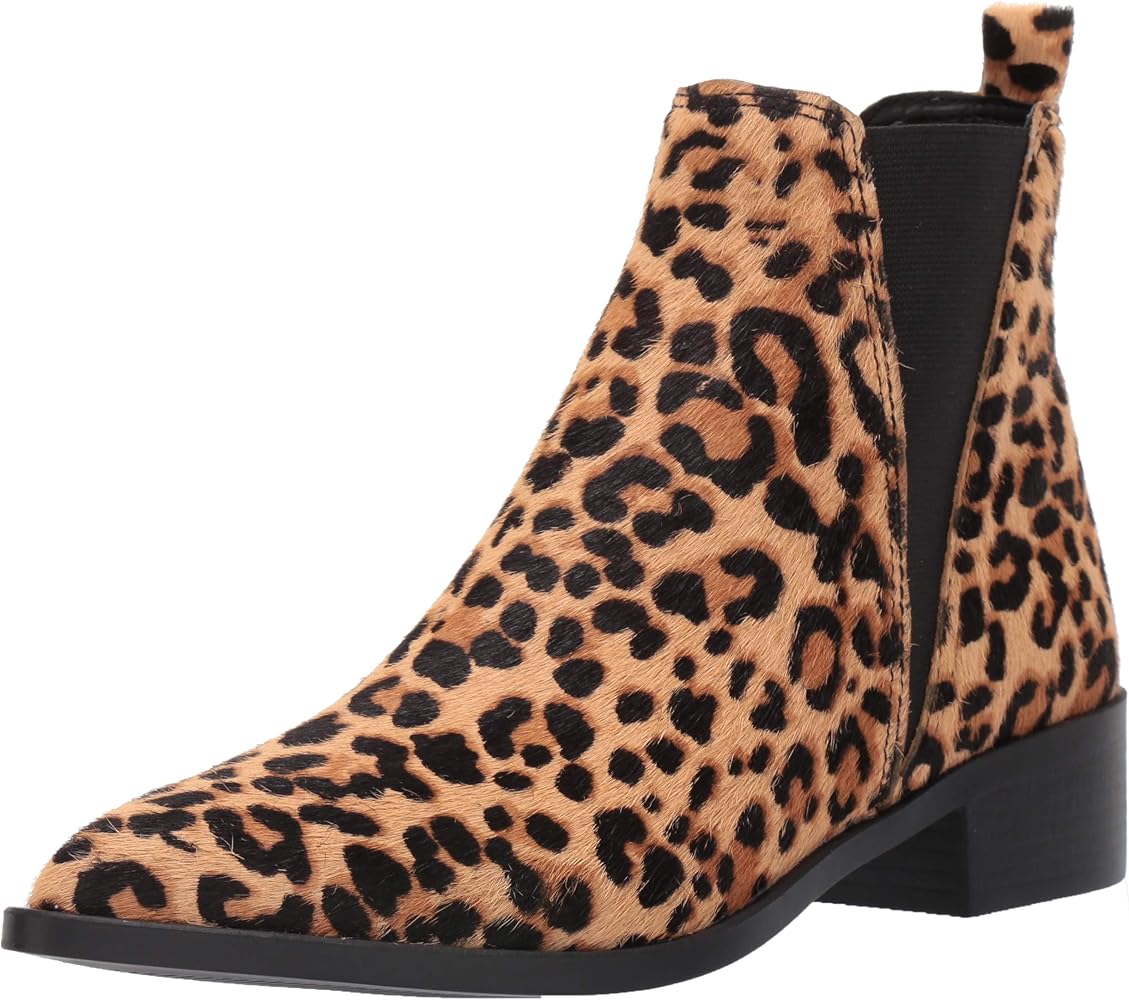 steve madden leopard chelsea boots