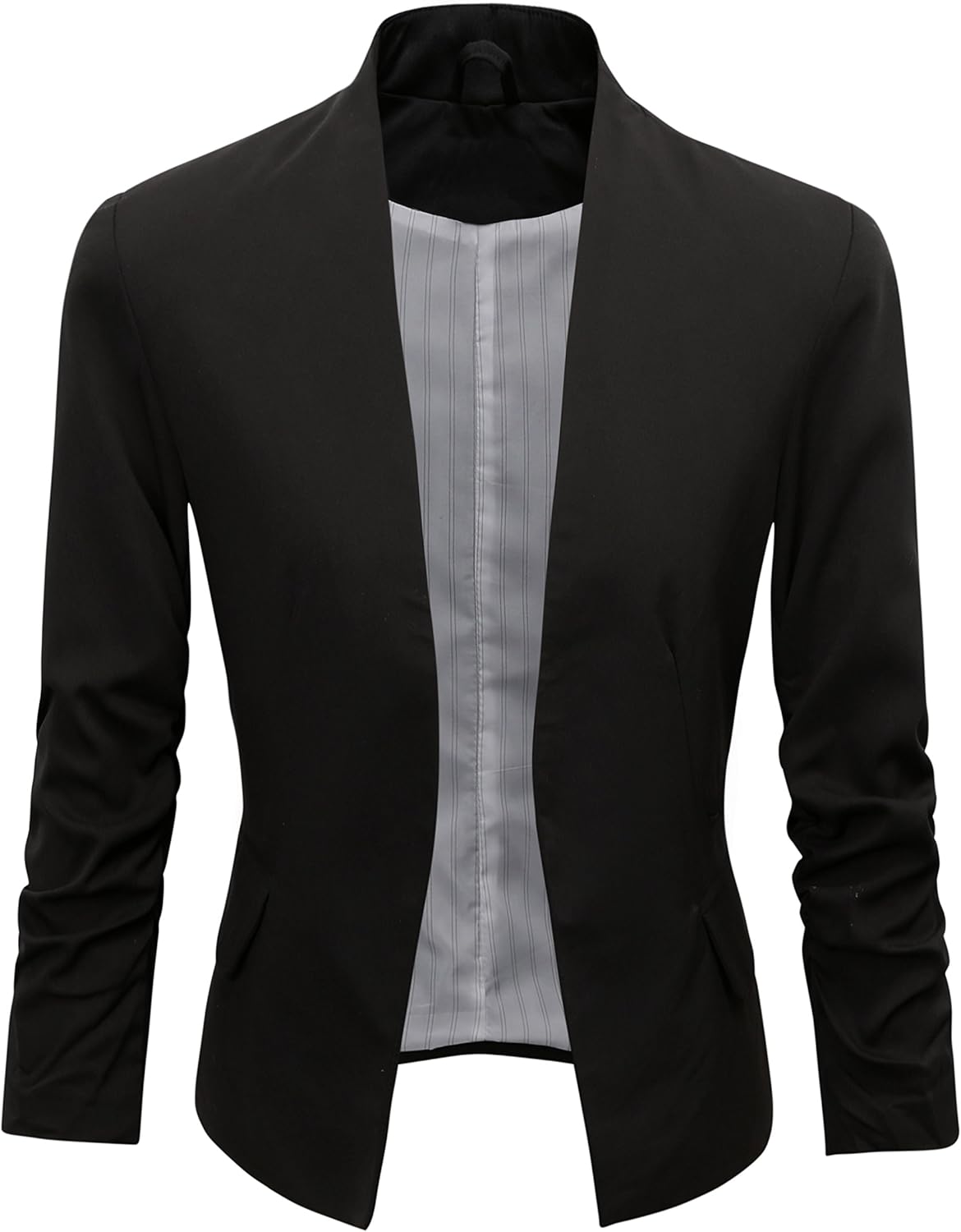 Women's Folding Sleeve Office Blazer