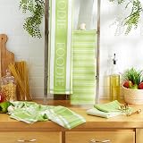 DII Foodie Kitchen Dish Towels & Dish Cloths Set Lime Green Ultra Absorbent 5pc view 7