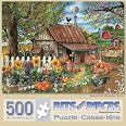 Bits And Pieces 1000 Piece Jigsaw Puzzle - 'Bountiful Meadows Farm' By Thomas Wood, 20x27 Inches - View #9