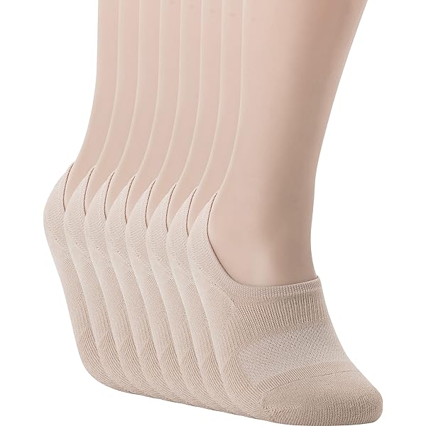 8 Pairs No Show Socks Women,Lace Invisible Socks Women Non Slip Ankle